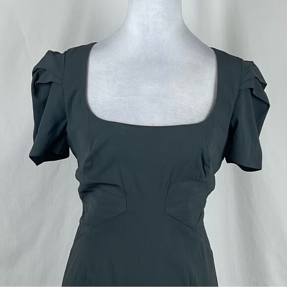 Zac Posen Women's Pewter Gray Quiet Luxury Designer Brand Dress NWT Size 6 - Picture 3 of 13